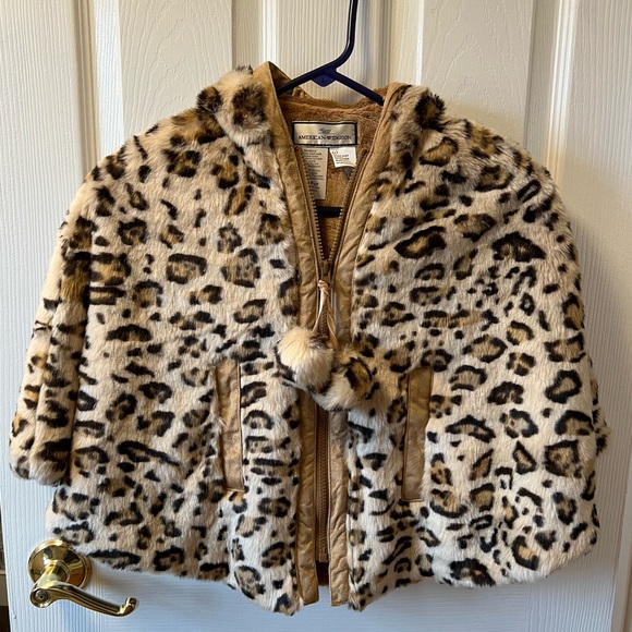 Other - Kids faux fur hooded jacket